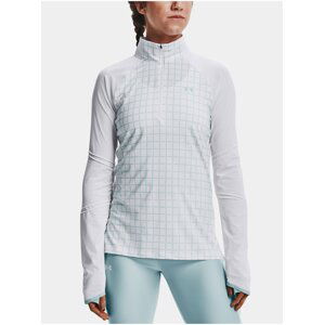 Tričko Under Armour Engineered Form 1/2 Zip-WHT