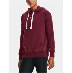 Mikina Under Armour Rival Fleece HB Hoodie - červená