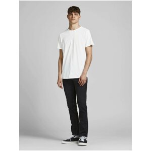 Krémové basic tričko Jack & Jones Basher