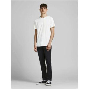 Krémové basic tričko Jack & Jones Basher