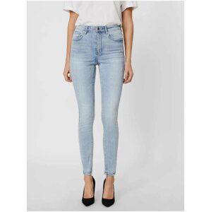 Světle modré skinny fit džíny VERO MODA Sophia