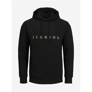 Černá mikina s kapucí Jack & Jones State