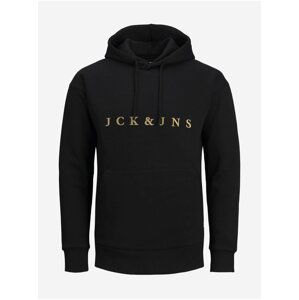 Černá mikina s kapucí Jack & Jones State