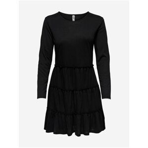 Černé krátké šaty Jacqueline de Yong Frosty