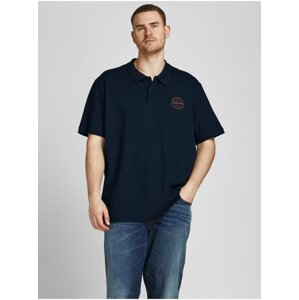 Tmavě modré polo tričko Jack & Jones Shark