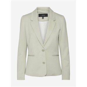 Světle zelené oblekové slim fit sako VERO MODA Lucca