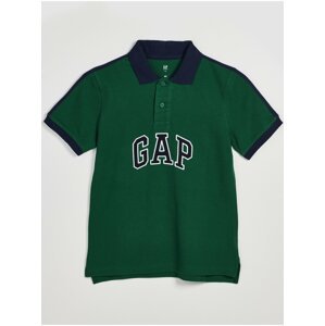 Zelené klučičí polo tričko s logem GAP