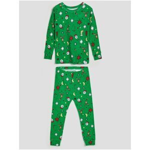 Zelené klučičí pyžamo Christmas GAP