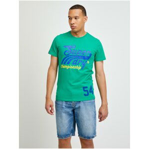 Zelené pánské tričko Superdry Collegiate Graphic Tee