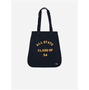 Tmavě modrá dámská taška Superdry Elsie Canvas Graphic Tote