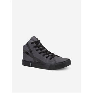 Šedé pánské sneakers boty Ombre Clothing T381