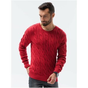 Červený pánský svetr Ombre Clothing E195