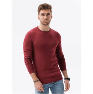 Vínový pánský svetr Ombre Clothing E177