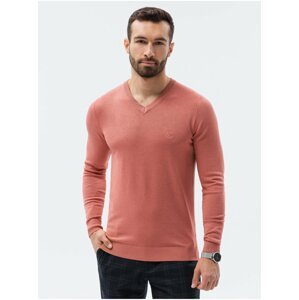 Růžová pánský svetr Ombre Clothing E191