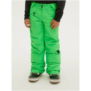 Neonově zelené dětské zimní kalhoty O'Neill Anvil Pants