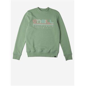 Světle zelená dětská mikina s potiskem O'Neill All Year Crew Sweatshirt