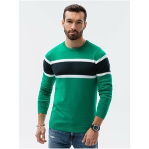Zelený pánský svetr Ombre Clothing E190