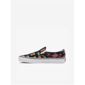 Černé pánské vzorované slip on tenisky VANS UA Classic Slip On