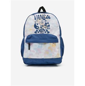 Růžovo-modrý dámský vzorovaný batoh VANS Sporty Realm
