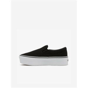 Černé dámské slip on tenisky na platformě VANS UA Classic Slip On Stackform