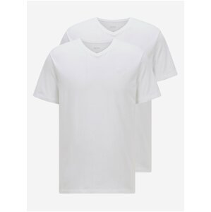 Sada dvou pánských basic triček v bílé barvě HUGO BOSS
