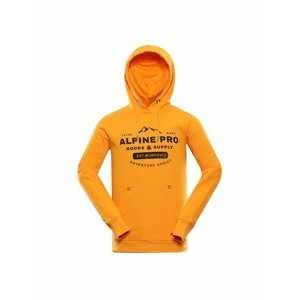 Oranžová pánská bavlněná mikina ALPINE PRO LEW