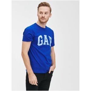 Modré pánské tričko basic s logem GAP