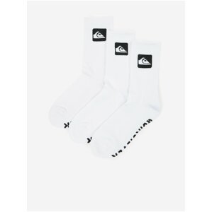 Sada tří párů pánských ponožek v bílé barvě Quiksilver