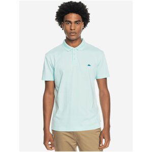 Světle modré pánské polo tričko Quiksilver Essential Polo