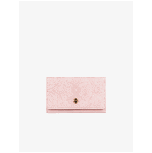 Růžová dámská vzorovaná velká peněženka Roxy