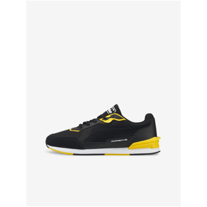 Žluto-černé sportovní tenisky Puma Low Racer