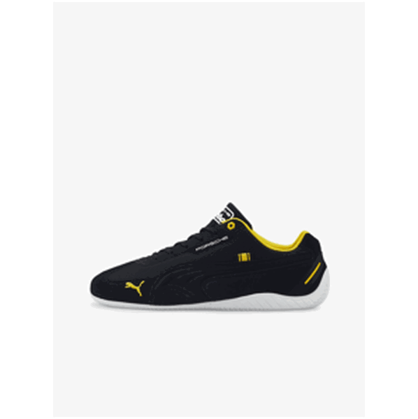 Žluto-černé sportovní tenisky se semišovými detaily Puma Speedcat