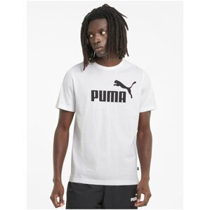 Bílé pánské tričko s potiskem Puma