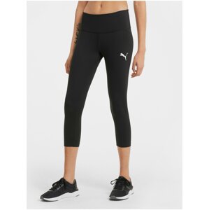 Černé dámské zkrácené legíny Puma Active Tights