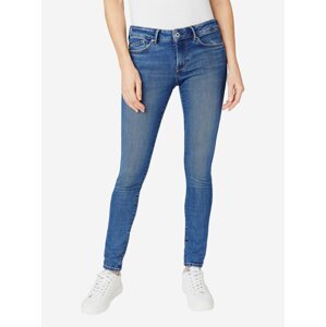 Tmavě modré dámské skinny fit džíny Pepe Jeans Regent