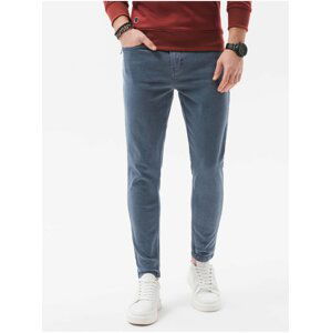 Tmavě modré pánské džíny Ombre Clothing P1058