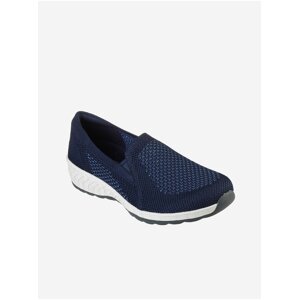 Tmavě modré dámské slip-on boty Skechers