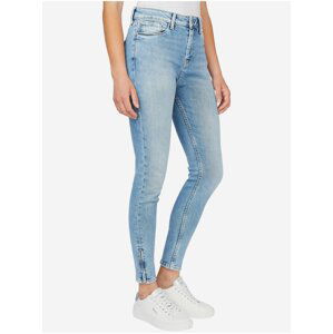 Světle modré dámské skinny fit džíny Pepe Jeans Dion