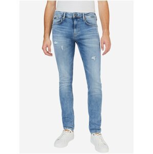 Světle modré pánské slim fit džíny džíny Pepe Jeans Finsbury