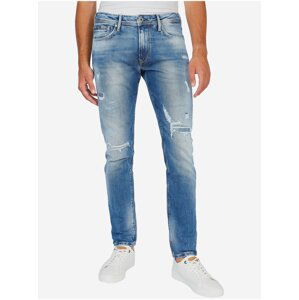 Modré pánské slim fit džíny Pepe Jeans Stanley