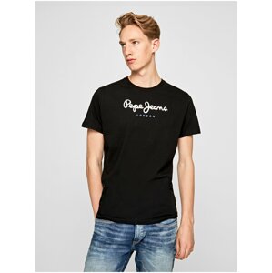 Černé pánské tričko Pepe Jeans Eggo