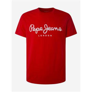 Červené pánské tričko Pepe Jeans Original