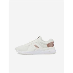 Bílé dámské tenisky Puma Rose Raw Metallics