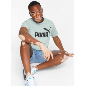Mentolové pánské tričko Puma ESS Logo Tee