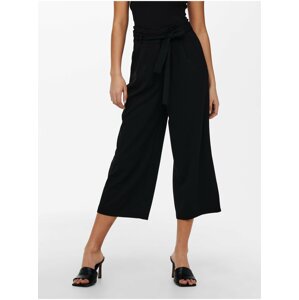 Černé culottes se zavazováním Jacqueline de Yong Tanja