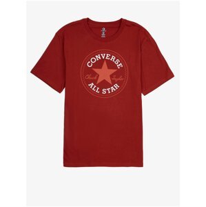 Červené pánské tričko s potiskem Converse