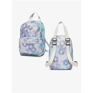 Modro-fialový vzorovaný dámský malý batoh Converse