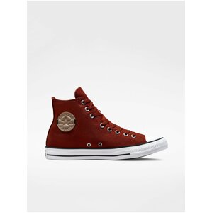 Vínové pánské kotníkové tenisky Converse Chuck Taylor All Star