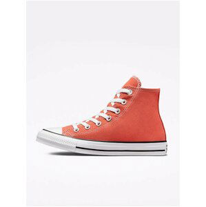 Červené dámské kotníkové tenisky Converse Chuck Taylor All Star