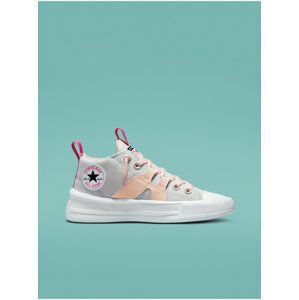 Růžovo-šedé holčičí kotníkové tenisky Converse Chuck Taylor All Star